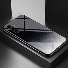 Custodia Silicone Gel Laterale Fantasia Modello Specchio Cover LS1 per Samsung Galaxy A04s Grigio