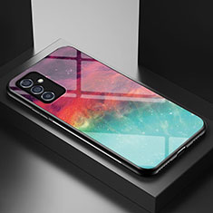 Custodia Silicone Gel Laterale Fantasia Modello Specchio Cover LS1 per Samsung Galaxy A25 5G Rosso