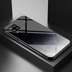 Custodia Silicone Gel Laterale Fantasia Modello Specchio Cover LS1 per Samsung Galaxy A42 5G Grigio