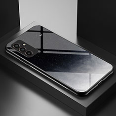 Custodia Silicone Gel Laterale Fantasia Modello Specchio Cover LS1 per Samsung Galaxy F13 4G Grigio