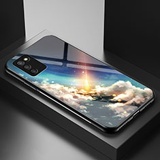 Custodia Silicone Gel Laterale Fantasia Modello Specchio Cover LS1 per Samsung Galaxy M02s Multicolore