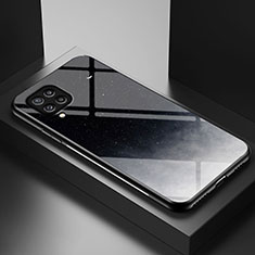Custodia Silicone Gel Laterale Fantasia Modello Specchio Cover LS1 per Samsung Galaxy M32 4G Grigio