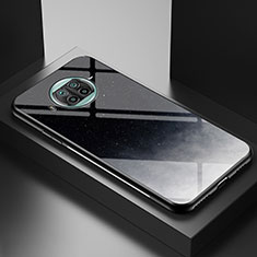 Custodia Silicone Gel Laterale Fantasia Modello Specchio Cover LS1 per Xiaomi Mi 10i 5G Grigio
