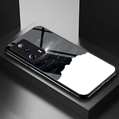 Custodia Silicone Gel Laterale Fantasia Modello Specchio Cover LS1 per Xiaomi Mi 13 Lite 5G Nero