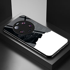 Custodia Silicone Gel Laterale Fantasia Modello Specchio Cover LS1 per Xiaomi Mi 13 Ultra 5G Nero