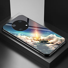 Custodia Silicone Gel Laterale Fantasia Modello Specchio Cover LS2 per Huawei Enjoy 50 Pro Multicolore