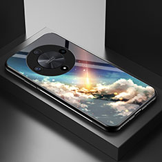 Custodia Silicone Gel Laterale Fantasia Modello Specchio Cover LS2 per Huawei Honor Magic6 Lite 5G Multicolore