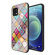 Custodia Silicone Gel Laterale Fantasia Modello Specchio Cover LS2 per Oppo A16e Multicolore