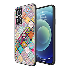 Custodia Silicone Gel Laterale Fantasia Modello Specchio Cover LS2 per Oppo Reno7 Z 5G Colorato