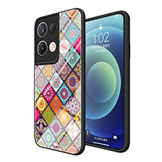 Custodia Silicone Gel Laterale Fantasia Modello Specchio Cover LS2 per Oppo Reno8 Pro 5G Colorato