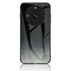 Custodia Silicone Gel Laterale Fantasia Modello Specchio Cover LS2 per Realme 11 Pro+ Plus 5G Grigio