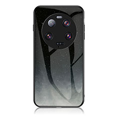 Custodia Silicone Gel Laterale Fantasia Modello Specchio Cover LS2 per Xiaomi Mi 13 Ultra 5G Grigio
