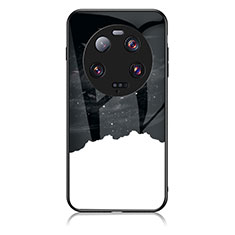 Custodia Silicone Gel Laterale Fantasia Modello Specchio Cover LS2 per Xiaomi Mi 13 Ultra 5G Nero