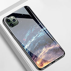 Custodia Silicone Gel Laterale Fantasia Modello Specchio Cover M01 per Apple iPhone 11 Pro Max Multicolore