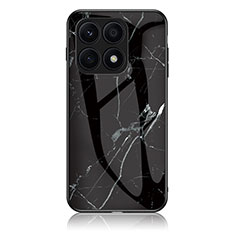 Custodia Silicone Gel Laterale Fantasia Modello Specchio Cover per Huawei Honor 70 Lite 5G Nero