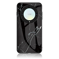 Custodia Silicone Gel Laterale Fantasia Modello Specchio Cover per Huawei Honor Magic5 Lite 5G Nero