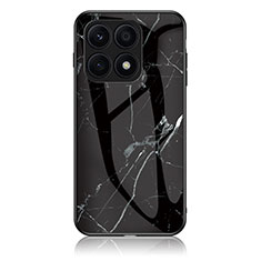 Custodia Silicone Gel Laterale Fantasia Modello Specchio Cover per Huawei Honor X6 5G Nero