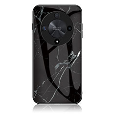 Custodia Silicone Gel Laterale Fantasia Modello Specchio Cover per Huawei Honor X9b 5G Nero