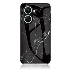 Custodia Silicone Gel Laterale Fantasia Modello Specchio Cover per Huawei Nova 10 SE Nero