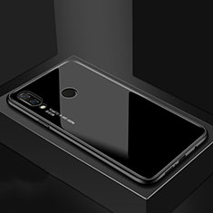 Custodia Silicone Gel Laterale Fantasia Modello Specchio Cover per Huawei P Smart+ Plus Nero