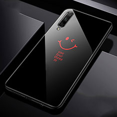 Custodia Silicone Gel Laterale Fantasia Modello Specchio Cover per Huawei P Smart Pro (2019) Nero