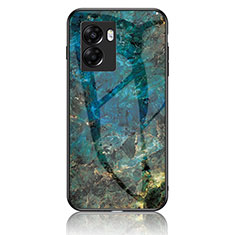 Custodia Silicone Gel Laterale Fantasia Modello Specchio Cover per OnePlus Nord N300 5G Blu