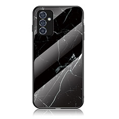 Custodia Silicone Gel Laterale Fantasia Modello Specchio Cover per Samsung Galaxy A25 5G Nero