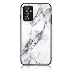 Custodia Silicone Gel Laterale Fantasia Modello Specchio Cover per Samsung Galaxy A82 5G Bianco