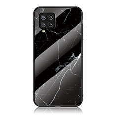 Custodia Silicone Gel Laterale Fantasia Modello Specchio Cover per Samsung Galaxy M42 5G Nero