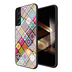 Custodia Silicone Gel Laterale Fantasia Modello Specchio Cover per Samsung Galaxy S24 Plus 5G Colorato