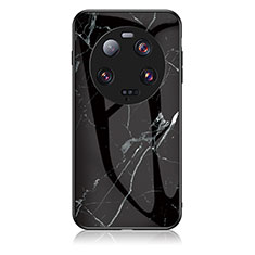 Custodia Silicone Gel Laterale Fantasia Modello Specchio Cover per Xiaomi Mi 13 Ultra 5G Nero