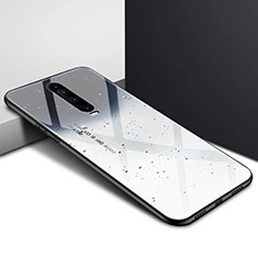 Custodia Silicone Gel Laterale Fantasia Modello Specchio Cover per Xiaomi Poco X2 Grigio