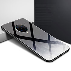Custodia Silicone Gel Laterale Fantasia Modello Specchio Cover per Xiaomi Redmi K30 Pro 5G Nero