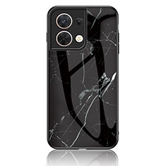 Custodia Silicone Gel Laterale Fantasia Modello Specchio Cover per Xiaomi Redmi Note 13 5G Nero