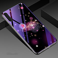 Custodia Silicone Gel Laterale Fantasia Modello Specchio Cover S02 per Samsung Galaxy Note 10 5G Viola