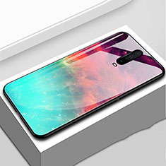 Custodia Silicone Gel Laterale Fantasia Modello Specchio Cover S02 per Xiaomi Redmi K30 4G Verde