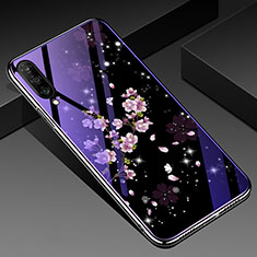 Custodia Silicone Gel Laterale Fiori Specchio Cover per Samsung Galaxy A90 5G Multicolore