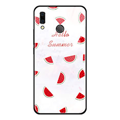Custodia Silicone Gel Laterale Frutta Specchio Cover per Huawei Honor 8X Rosso