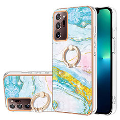 Custodia Silicone Gel Morbida Fantasia Modello Cover con Anello Supporto Y05B per Samsung Galaxy Note 20 Ultra 5G Colorato