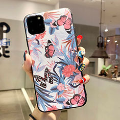 Custodia Silicone Gel Morbida Fantasia Modello Cover H06 per Apple iPhone 11 Pro Rosa