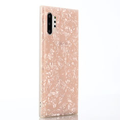 Custodia Silicone Gel Morbida Fantasia Modello Cover P01 per Samsung Galaxy Note 10 Plus 5G Rosa