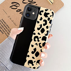 Custodia Silicone Gel Morbida Fantasia Modello Cover per Apple iPhone 11 Oro e Nero