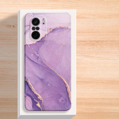 Custodia Silicone Gel Morbida Fantasia Modello Cover per Xiaomi Mi 11i 5G Viola