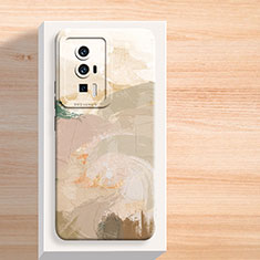 Custodia Silicone Gel Morbida Fantasia Modello Cover per Xiaomi Poco F5 Pro 5G Grigio