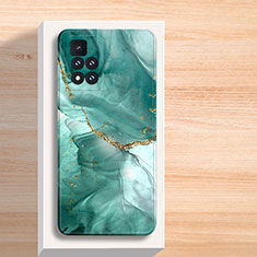 Custodia Silicone Gel Morbida Fantasia Modello Cover per Xiaomi Poco M4 Pro 5G Verde