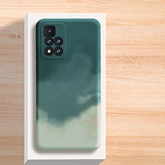 Custodia Silicone Gel Morbida Fantasia Modello Cover per Xiaomi Poco X4 NFC Verde