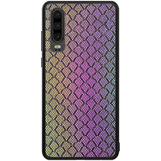 Custodia Silicone Gel Morbida Fantasia Modello Cover S01 per Huawei P30 Multicolore