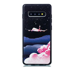 Custodia Silicone Gel Morbida Fantasia Modello Cover S01 per Samsung Galaxy S10 Plus Multicolore