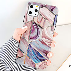 Custodia Silicone Gel Morbida Fantasia Modello Cover S05 per Apple iPhone 11 Pro Max Multicolore
