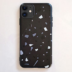 Custodia Silicone Gel Morbida Fantasia Modello Cover S12 per Apple iPhone 11 Nero